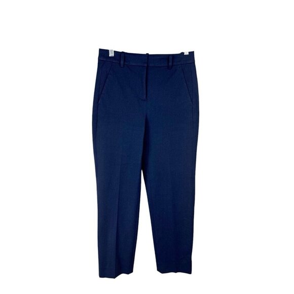 J.Crew Women's 8 Kallie Pant Navy NWT Straight Leg Inseam 28" - Picture 3 of 16